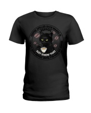 Coffee Spelled Back Wards Ladies T-Shirt tile
