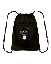I Don't Like Morning People Drawstring Bag tile