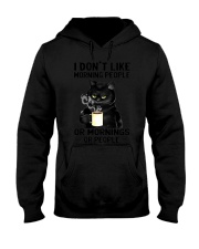 I Don't Like Morning People Hooded Sweatshirt tile