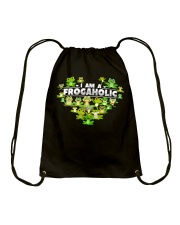 I Am A Frogaholic Drawstring Bag tile