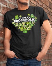 I Am A Frogaholic Classic T-Shirt apparel-classic-tshirt-lifestyle-26