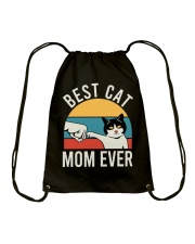 Best Cat Mom Ever Drawstring Bag tile