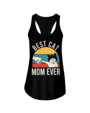 Best Cat Mom Ever Ladies Flowy Tank tile