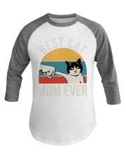 Best Cat Mom Ever Baseball Tee tile