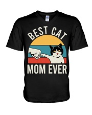 Best Cat Mom Ever V-Neck T-Shirt tile