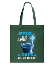Jesus Is My Savior Tote Bag tile