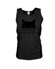 Don't Go Outside Unisex Tank tile
