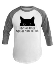 Don't Go Outside Baseball Tee tile