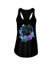 I Love Schnauzer Ladies Flowy Tank tile
