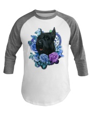 I Love Schnauzer Baseball Tee tile
