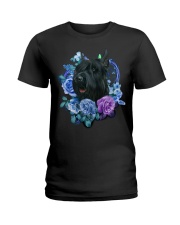 I Love Schnauzer Ladies T-Shirt tile