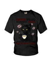 Coffee Spelled Backwards Is Eeffoc Youth T-Shirt tile