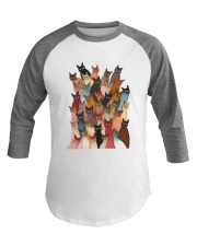 I Love Cats Baseball Tee tile
