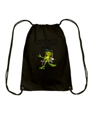 It Doesn't Matter What You Think Of Me Drawstring Bag tile