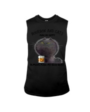 Bourbon And Cats Make me Happy Sleeveless Tee tile