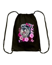 I Love Schnauzer Drawstring Bag tile