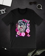 I Love Schnauzer Classic T-Shirt lifestyle-mens-crewneck-front-16