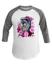 I Love Schnauzer Baseball Tee tile