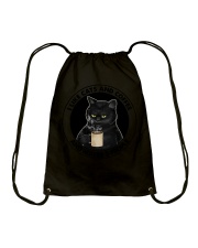 I Like Cats And Coffee Drawstring Bag tile