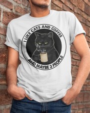 I Like Cats And Coffee Classic T-Shirt apparel-classic-tshirt-lifestyle-26