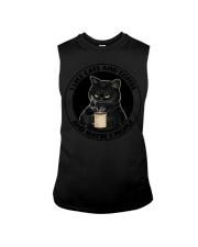 I Like Cats And Coffee Sleeveless Tee tile