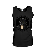 I Like Cats And Coffee Unisex Tank tile