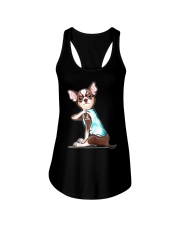 I Love Chihuahua Ladies Flowy Tank tile