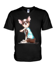 I Love Chihuahua V-Neck T-Shirt tile