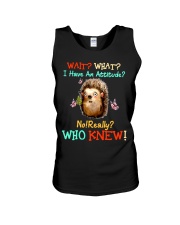 Wait What I HAve An Attitude Unisex Tank tile