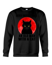 Never Underestimate An Old man  Crewneck Sweatshirt tile