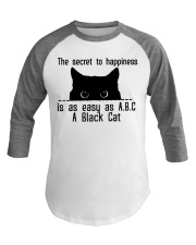 The Secret To Happiness Baseball Tee tile
