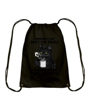 Sometimes I Just Don't Like People Drawstring Bag tile