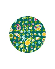 Tropical Green Circle Cutting Board thumbnail
