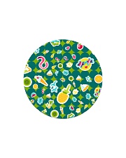 Tropical Green Circle Magnet thumbnail