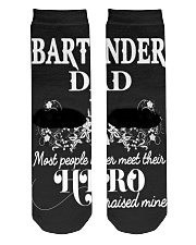 Bartender Dad Crew Length Socks back