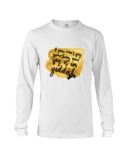Say it in Yiddish Long Sleeve Tee thumbnail