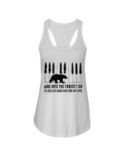 Into The Forest I Go Ladies Flowy Tank tile