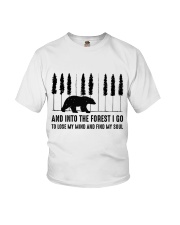 Into The Forest I Go Youth T-Shirt tile