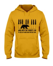 Into The Forest I Go Hooded Sweatshirt front