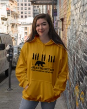 Into The Forest I Go Hooded Sweatshirt lifestyle-unisex-hoodie-front-1
