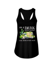 On A Dark Desert Highway Ladies Flowy Tank tile