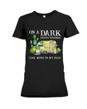 On A Dark Desert Highway Premium Fit Ladies Tee tile
