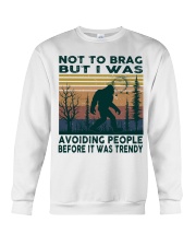 Not To Brag Crewneck Sweatshirt tile