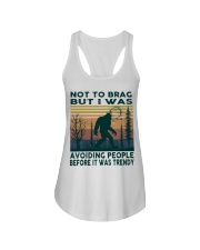 Not To Brag Ladies Flowy Tank tile