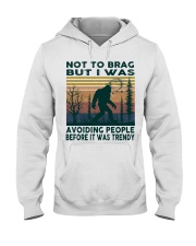 Not To Brag Hooded Sweatshirt tile
