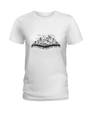 The Mountains Are Calling Ladies T-Shirt tile