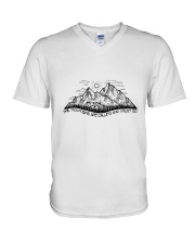 The Mountains Are Calling V-Neck T-Shirt tile