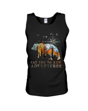 Say Yes To New Adventures Unisex Tank tile