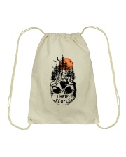 I Hate People Drawstring Bag tile