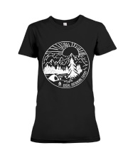 Social Distancing Expert Premium Fit Ladies Tee tile